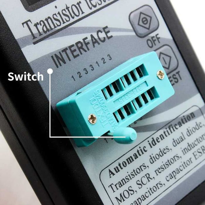 Tester tranzitori ESR mosfet condensatori diode rezistori SCR