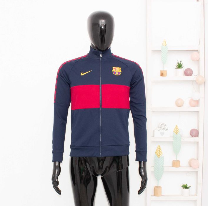 Nike FC Barcelona орогинално яке футболно за момчета I96 Jersey 13-15г