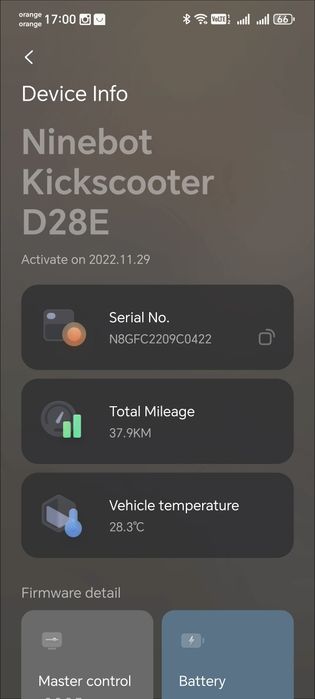 Trotineta Electrica Ninebot D28E aproape noua