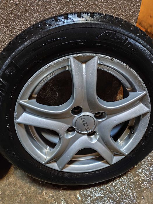 SET IARNĂ 4x100 PREMIUM: Jante Magneziu ET38 + cauciucuri(185/60 R15)