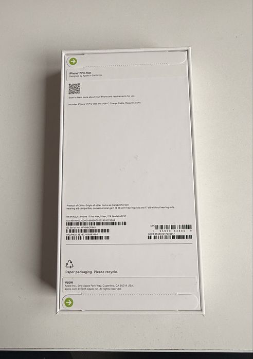 iPhone 17 Pro Max 1TB Silver
