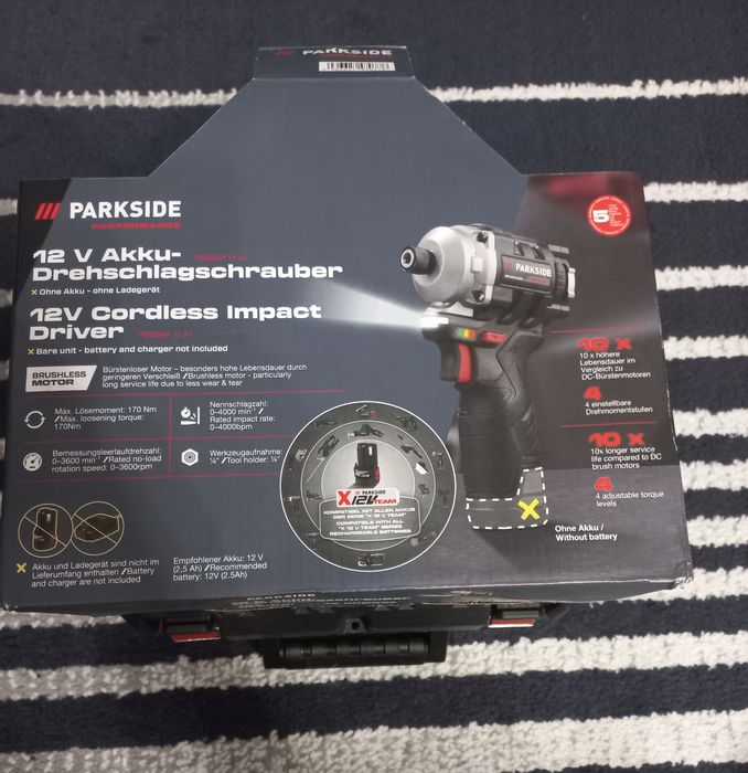 Filetanta parkside performance 12v