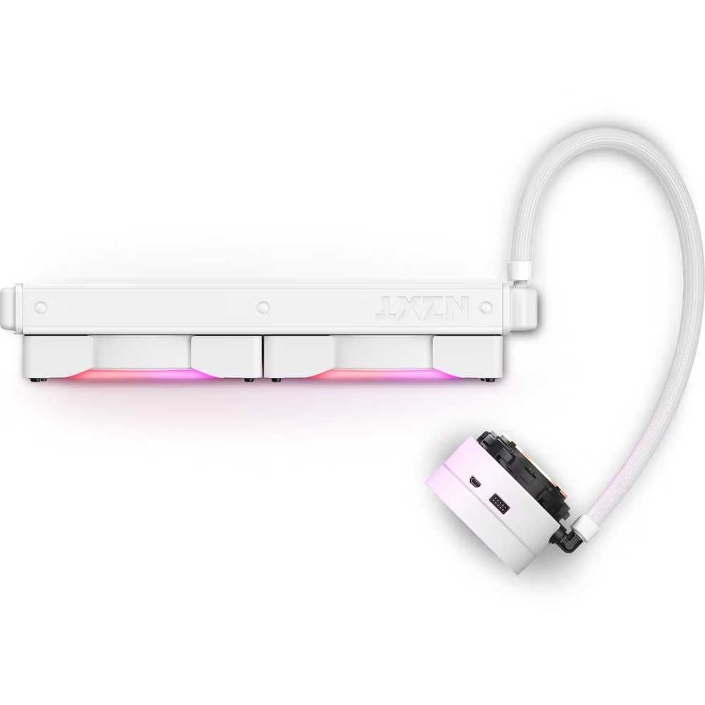 ^ Система водяного охлаждения NZXT Kraken X63 RGB - White