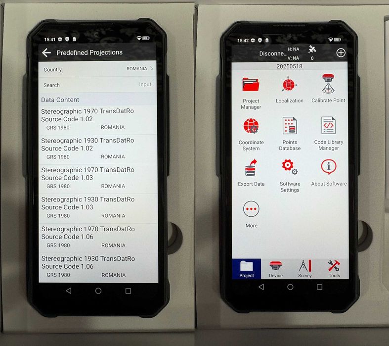 Controler OUKITEL WP23 - ANDROID SURPRO 6,0 gnss RTK rompos