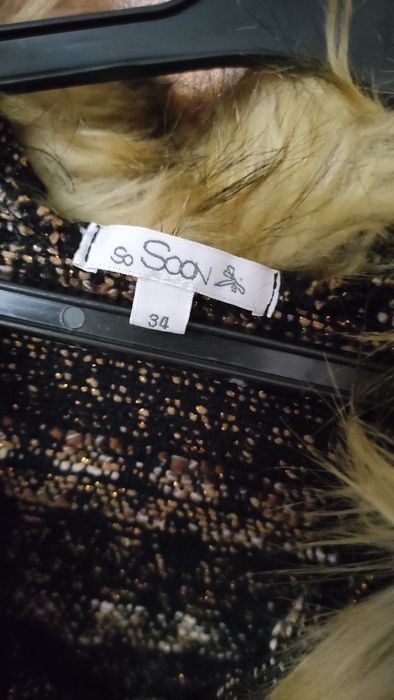 Нова жилетка с еко косъм