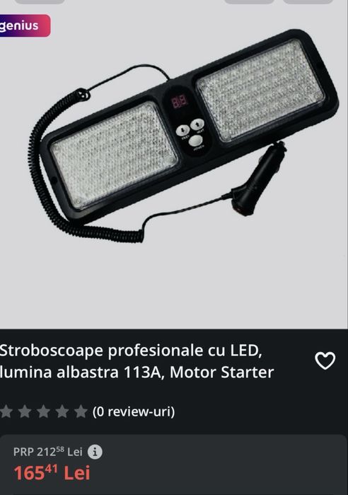 Lampă led stroboscopică