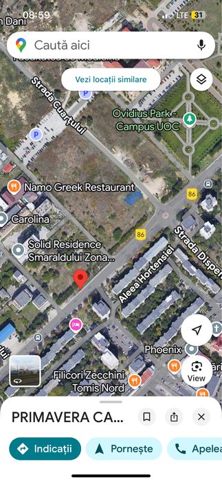 Inchiriez loc de parcare subteran Primavera Campus