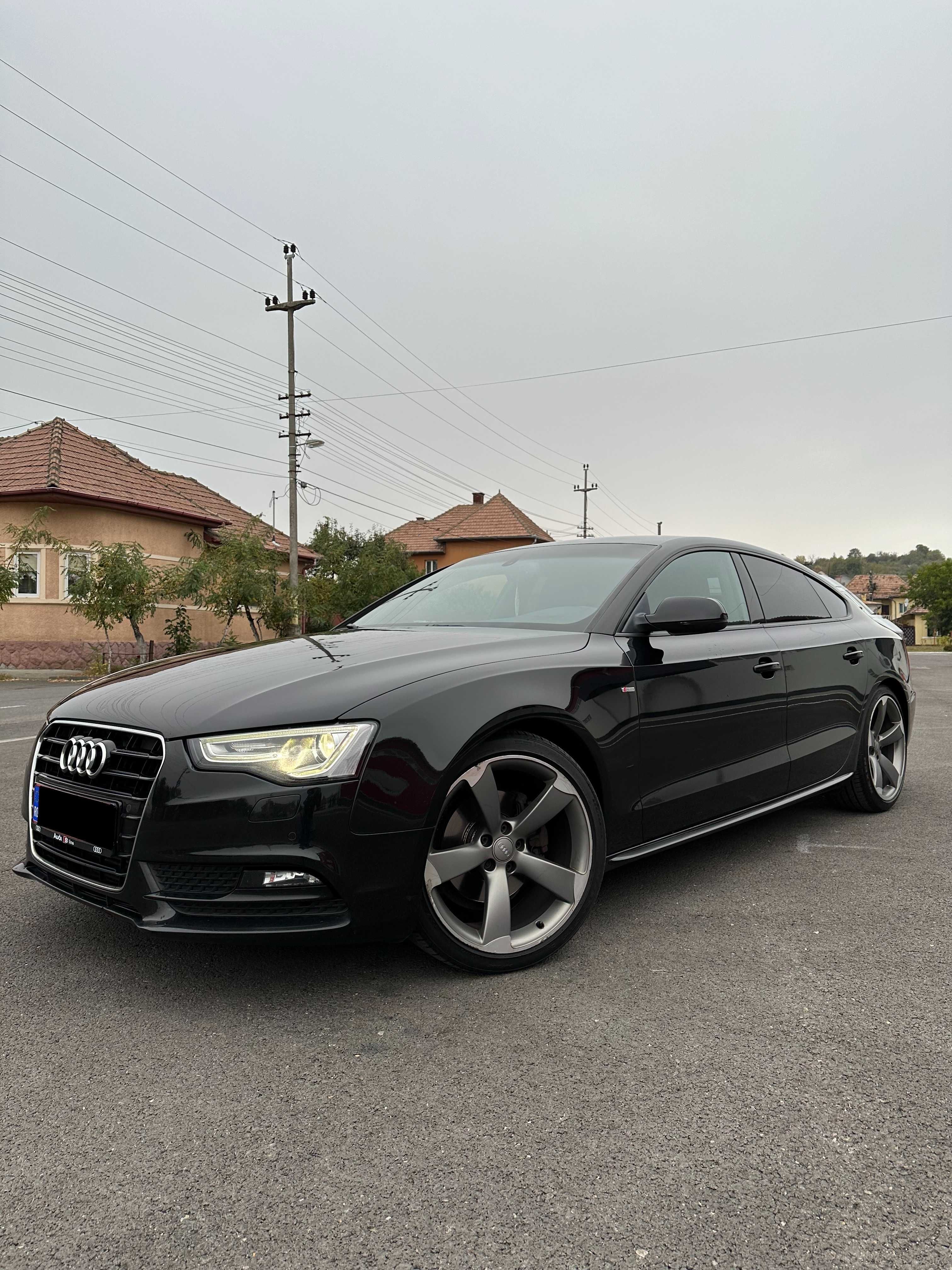 Audi A5 3x S-line~Automat~Padele~sunet B&O~Navi Nou ~Rotor 19"~Keyless