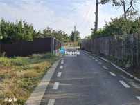 Tomesti Chicerea, teren intravilan cu utilitatile in apropiere, privel