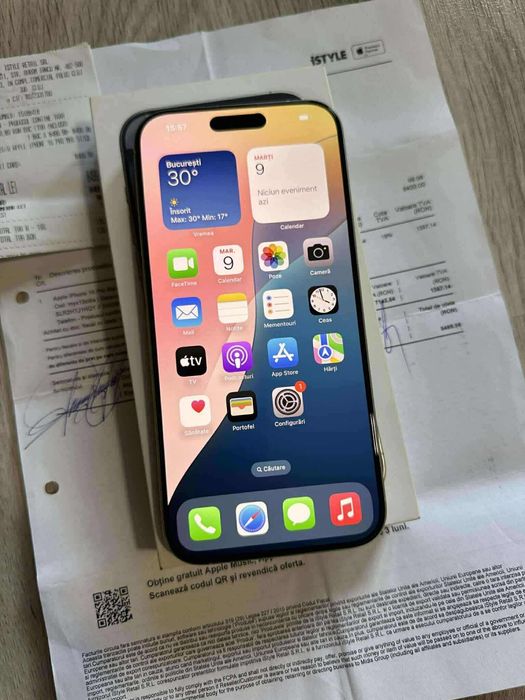 Vand Sau Schimb IPhone 16 PRO Max White Titanium 256Gb Neverlocked