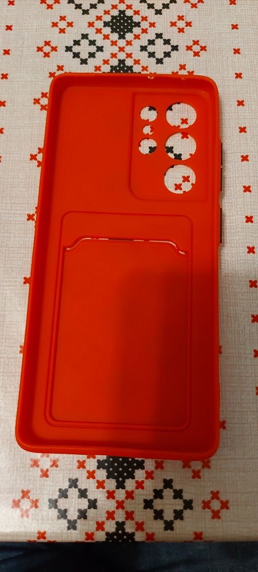 Samsung Galaxy S23 Ultra - кейс, червен