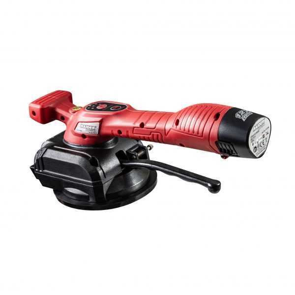 Акумулаторна вендуза за плочки виброчук  RAIDER RD-TV01, 12 V 100кг.