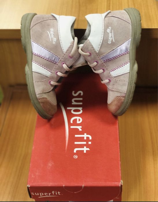 Ghete fata SUPERFIT-marimea 26-27,inte17cm,PIELE,ca GEOX,SALOMON