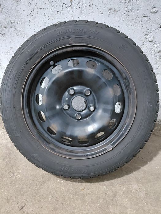 Jante tabla Skoda/Volkswagen/Seat/Audi 5×112 cu anvelope 205/55/R16