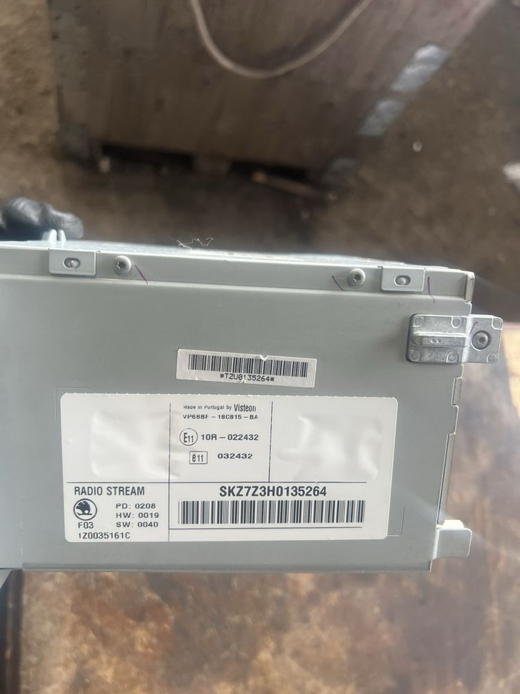 Радио медия Cd mp3 Skoda Yeti 1Z0035156C, 10R-022432 octavia fabia
