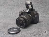 Aparat Foto Canon EOS 1100D, Geantă, Încărcător, Baterie, Cablu, Card