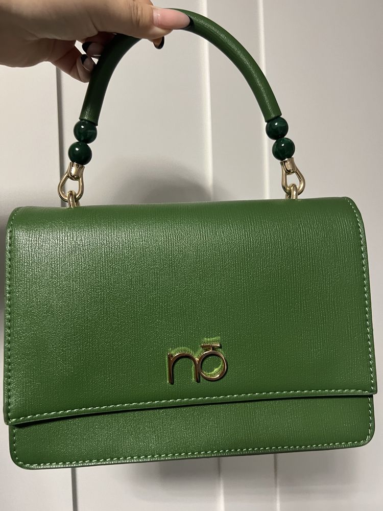 Зелена дамска чанта Nobo NBAG-K4200-C008