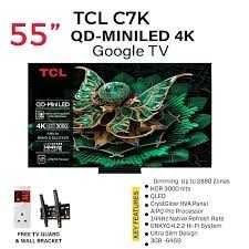 Телевизор TCL C7K/C6KS/C6K/P/8K 4K  Google TV.  +доставка  2025 NEW