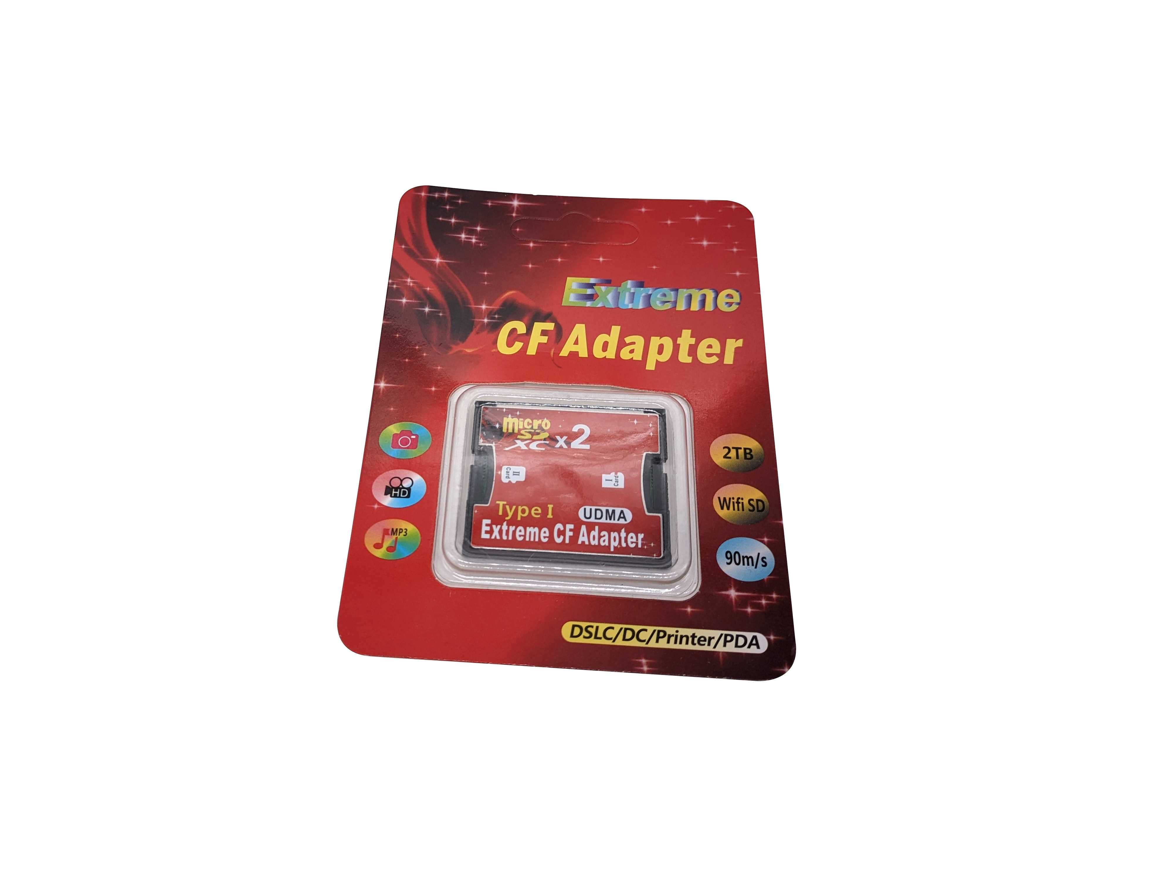 Кардридер CF адаптер microSD х 2