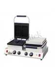 Amitek PG60W - Aparat copt vafe cu 2 zone; Aparat waffe/gofre