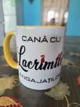 Cana personalizata galbena