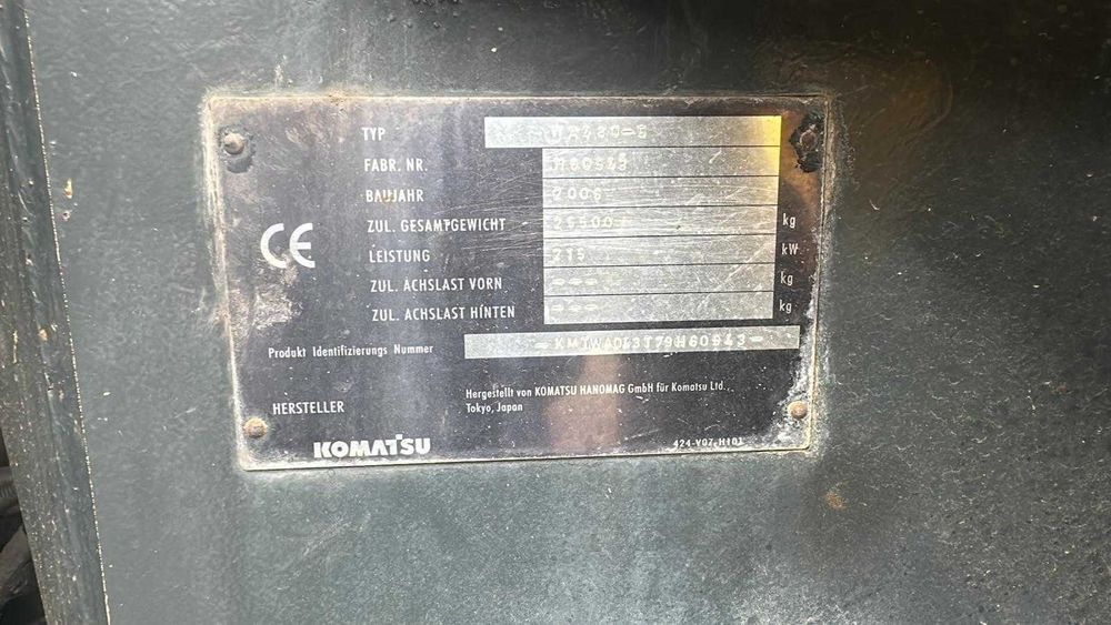 Incarcator frontal Komatsu WA 480-5