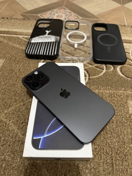 iPhone 16 Pro Max Black Titanium 256 Gb 100%