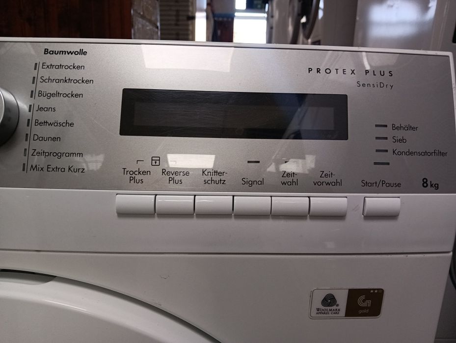 Сушилня с термопомпа АЕГ Aeg Protex Plus A++ 8кг 2 години гаранция!