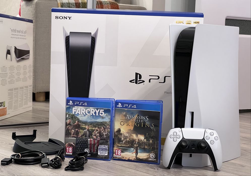 Consola SONY PlayStation 5 PS5 CFI-1016A 825GB + controller + jocuri