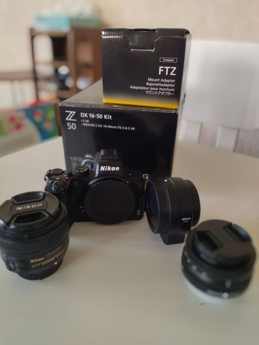 Nikon z50 + допы