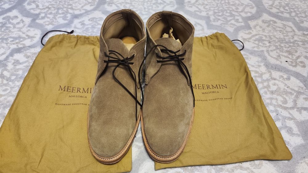 Ботинки Meermin Mallorca из толстой цельнозернистой замши