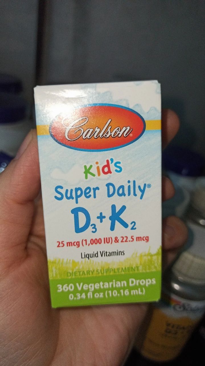 Carlson d3 k2 , д3 к 2 для детей в наличии