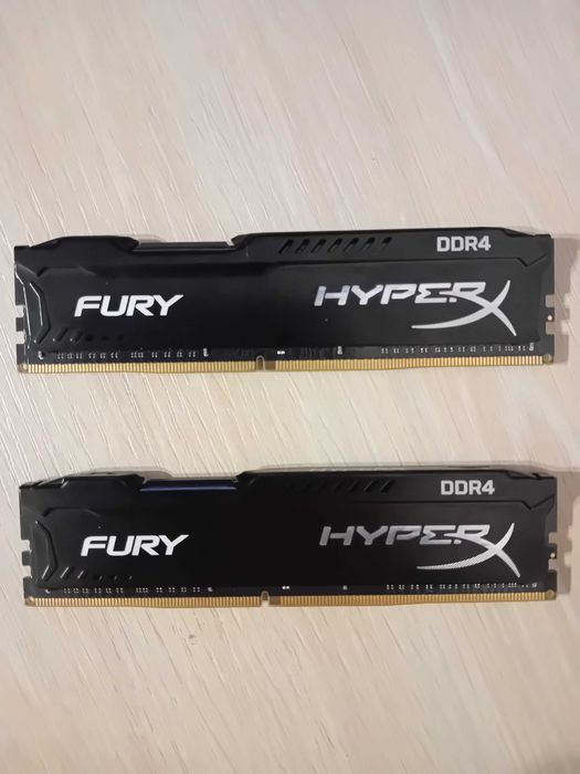 RAM памет от 2x8GB DDR4 2666MHz Kingston Hyperx Fury