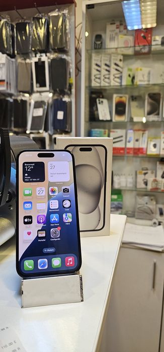 Iphone 15, 128GB,fullbox, baterie 100%, ca Nou