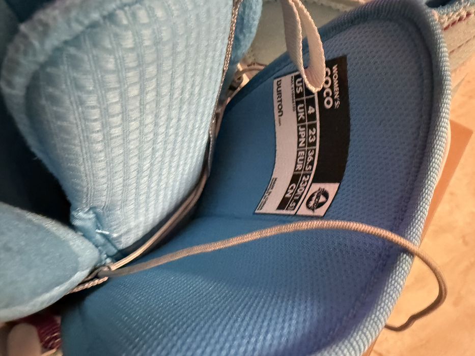 Bootsi snowboard copii Burton Coco / Mint marinea 36,5