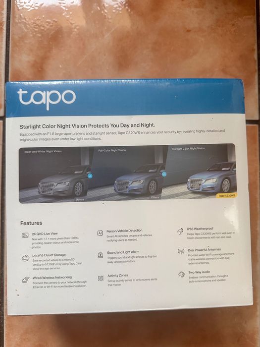 Camera de supraveghere TP-Link Tapo C320WS exterior NOU - sigilat
