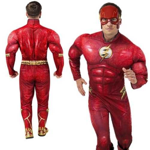 Мъжки костюм DC Comics The Flash + маска. XL