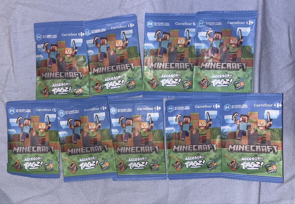 Vand 9 pliculete Minecraft nedeschide