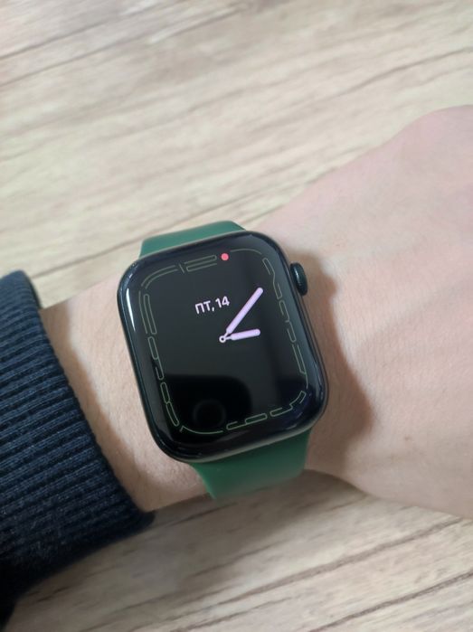 Apple watch 7 зелёный