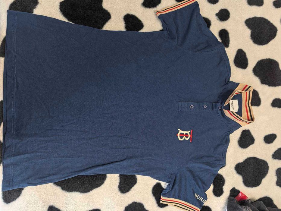 Мъжка тениска с яка BURBERRY