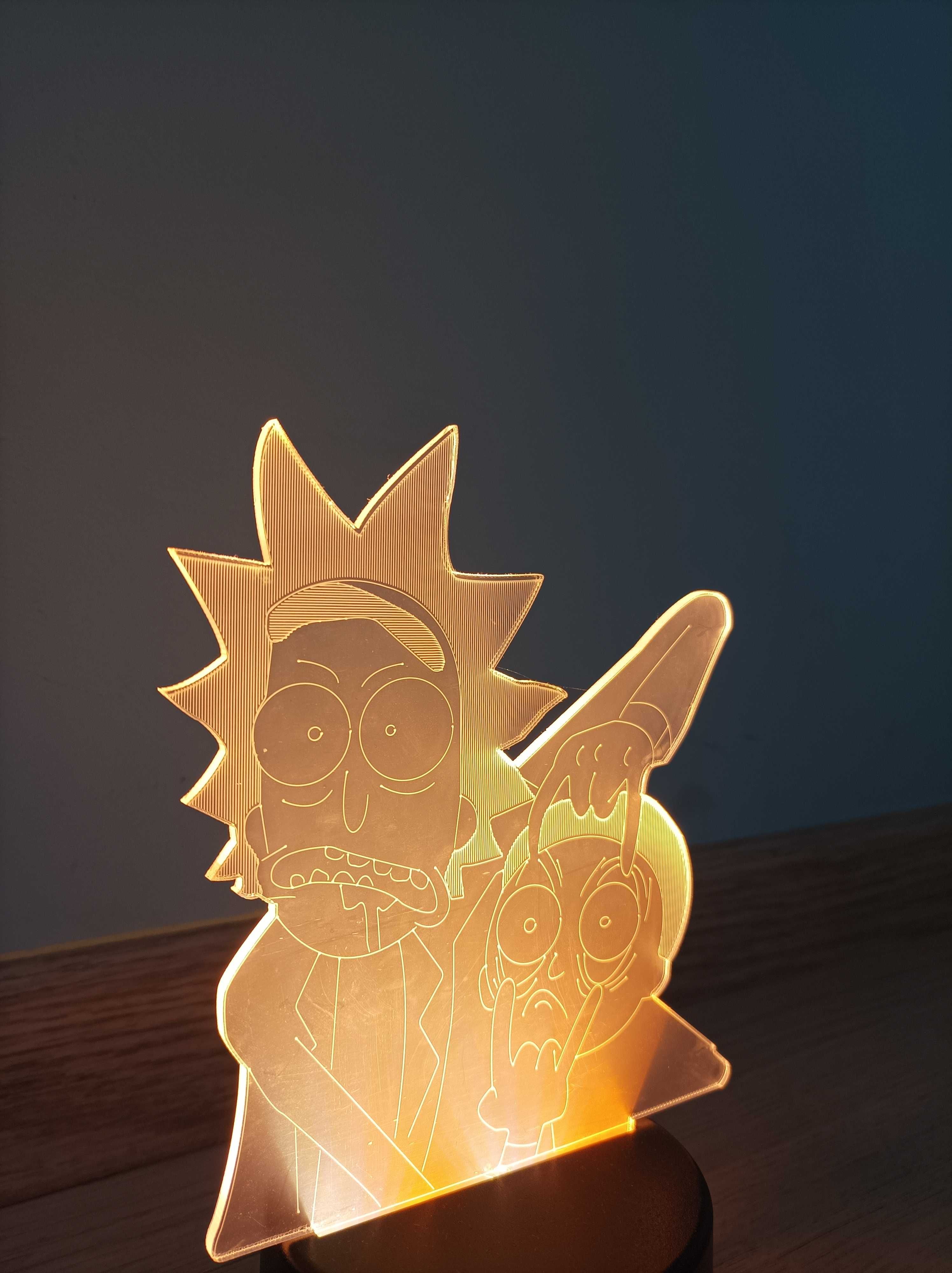 Лампа Rick and Morty
