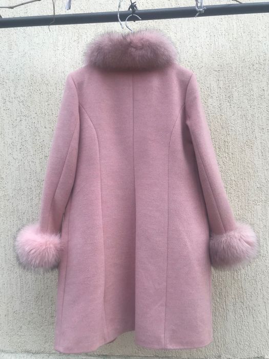 Официално дамско палто, Черно дамско яке с 2 лица дамска яка черна