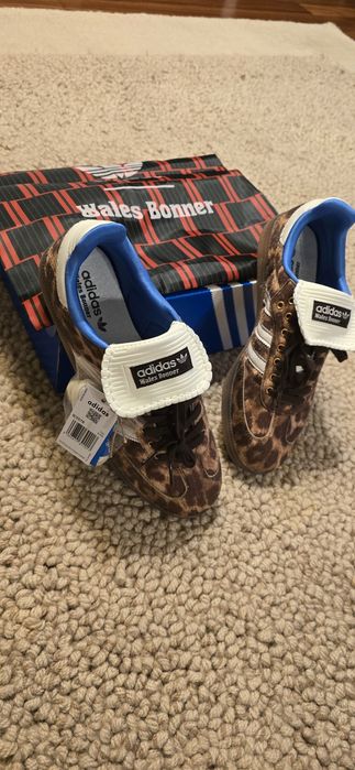 Adidas Wales Bonner X Samba Leopard Pony