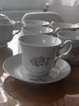 Set cesti si farfurioare vintage portelan