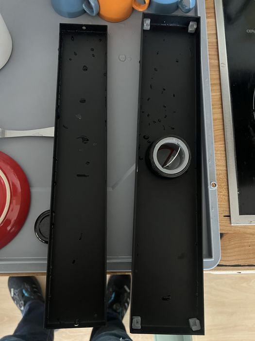 Rigola dus negru mat 40cm