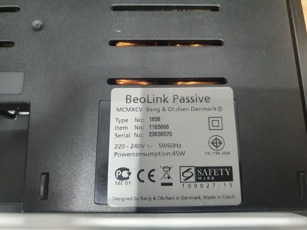 Vand amplificator bang olufsen beolink passive 2X60W
