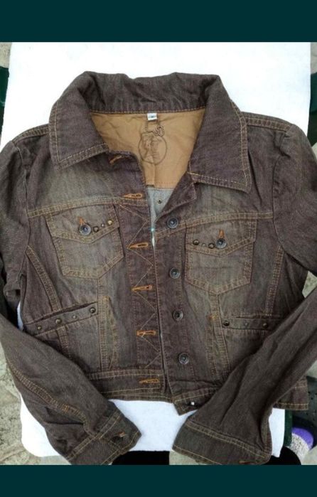 Дънкова пола Tommy Hilfiger, 14г, дънкови облекла 152см. ЯКЕ дънково,