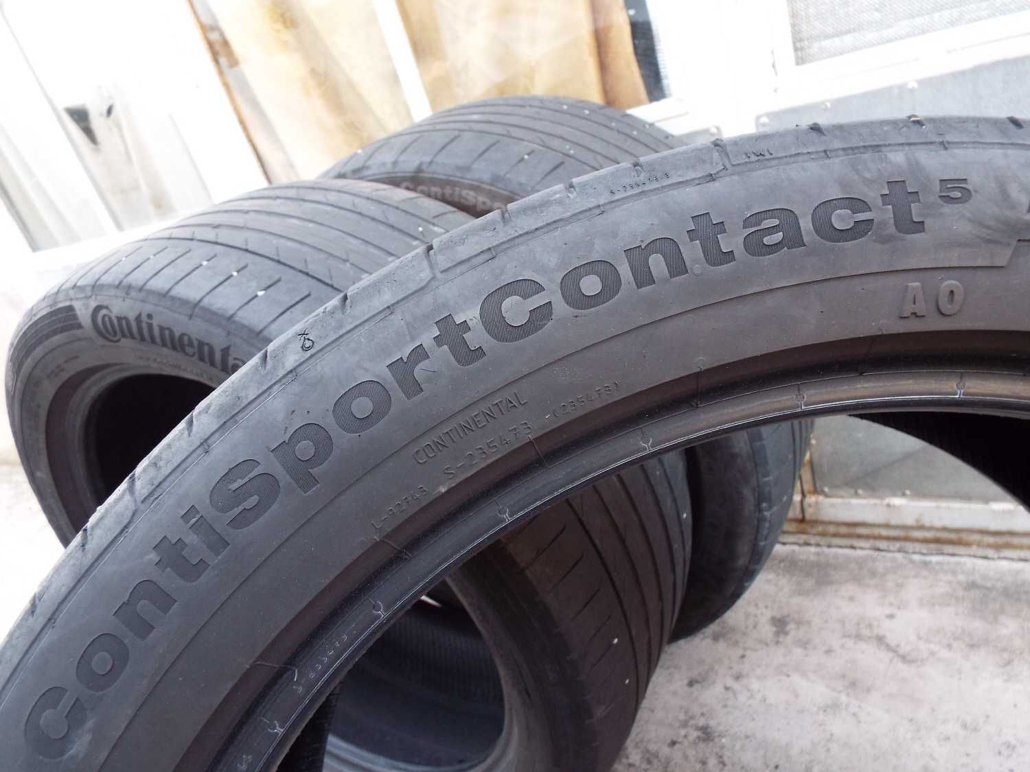vand 4 anvelope 285/40/21 continental sport contact5 pret 600ron