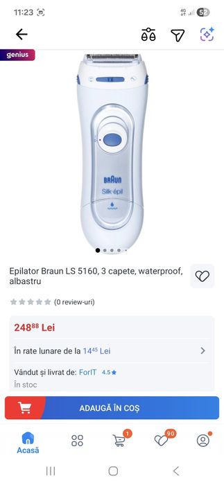 Epilator Braun Silk Epil 5 nou !