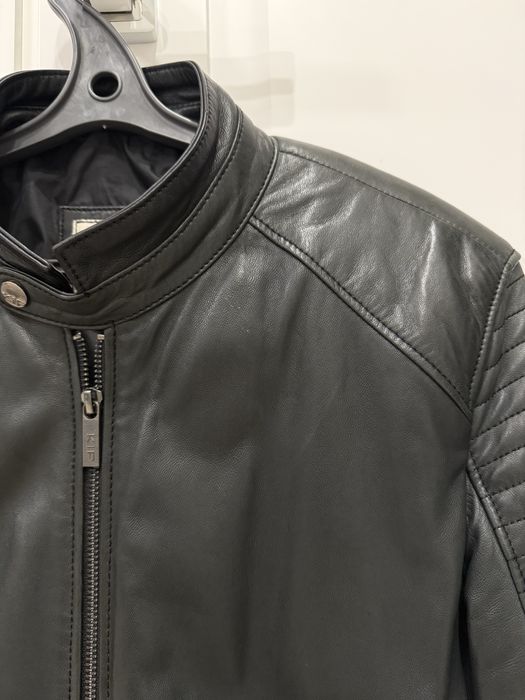 Кожанная куртка мужская, натуральная кожа размер S
